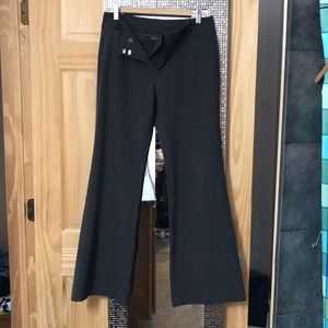 Dark gray slacks/trousers